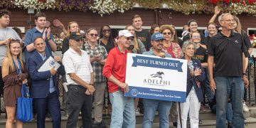 Thoroughbred Industry Students take in Saratoga Race Course’s Final Saturday